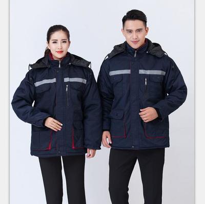 冬季加厚工作服棉服訂制 防寒勞保汽修服棉衣 棉襖批發(fā)定做